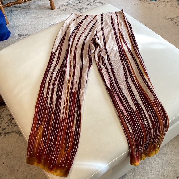 Beaded wide legged pant - Anthropologie special piece - Picture 4 of 6